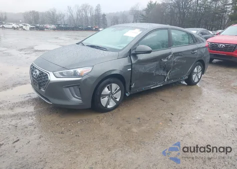 2020 Hyundai Ioniq Hybrid Blue z USA, uszkodzony, nr VIN KMHC65LC0LU220617